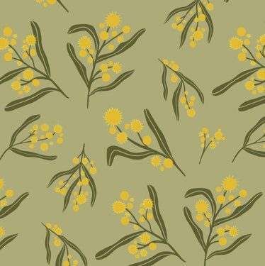 Wattle pattern on olive